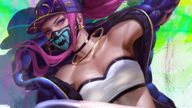 League of Legends (KDA Akali Mask Close)